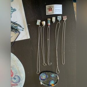 Ceramic Necklace and jewelry plate